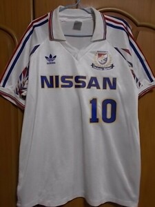 【正規品・古着】横浜マリノス（A）ユニフォーム　木村和司＃10　1992年　adidas製　Oサイズ　横浜F・マリノス