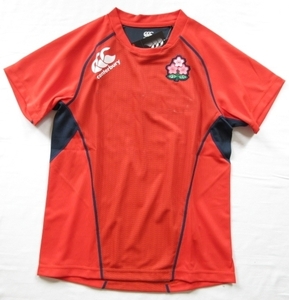 メンズ XL●未使用 CANTERBURY カンタベリー ラグビー日本代表モデル 半袖 プラクティス Tシャツ 遮熱 シャダン JAPAN S/S PRACTICE TEE