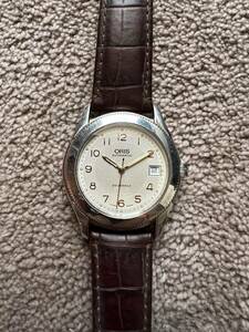 【中古・動作品】ORIS 7452 ビンテージ 自動巻 機械式 スイス製 時計 裏スケルトン サファイアガラス ケース径37mm