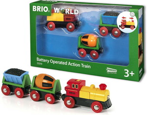 バッテリーパワーアクショントレイン　33319 BRIO ブリオ 知育玩具　送料無料 新品
