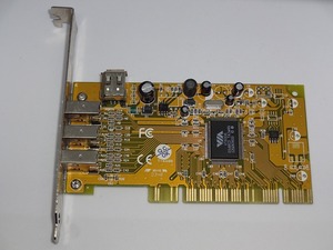 IEEE1394a増設カード 外部3ポート内部1ポート VIA・VT6306搭載 PCI接続 ③