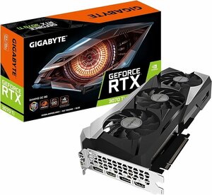 GIGABYTE NVIDIA GeForce RTX3070Ti 搭載 グラフィックボード GDDR6X 8GB GV-N307TGAMING OC-8GD 4年保証有