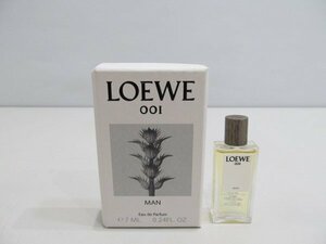 １円 ロエベ　LOEWE 　香水　001 MAN 　オーデパルファム　7ml 　