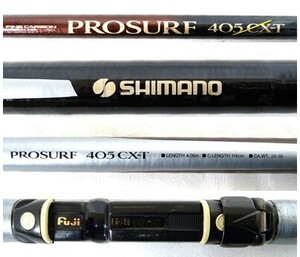 シマノ SHIMANO プロサーフ PROSURF 405CX-T ロッド 釣竿　■　全長405cm　自重420g　先径2.8mm　元径3cm