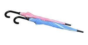 ディズニーリゾート 限定 ワンタッチ ナイロン傘 2本セット ブルー/ホワイト ピンク/ホワイト 60cm 公式グッズ 雨具 ミッキーマウス 