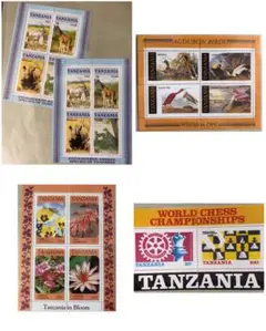 海外切手　タンザニア　未使用切手　TANZANIA