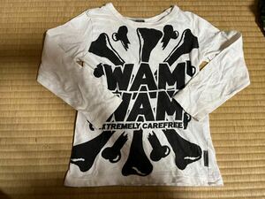 数回使用WAMWAM白色長袖Tシャツ サイズ110