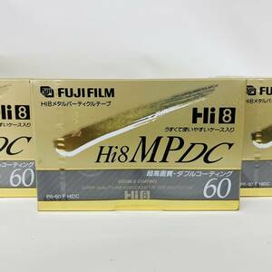 34本セット FUJIFILM P6-60 F HIDC Hi8 メタルパーティクルテープ ※2400010371882