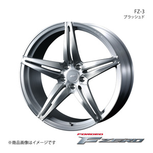 F ZERO/FZ-3 CX-3 DK系 4WD アルミホイール1本【19×8.0J 5-114.3 INSET45 ブラッシュド】0039465