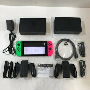 【ジャンク】任天堂 SWITCH 本体とドック等 《液晶破損》 NINTENDO スイッチ HAC-001 ニンテンドー 未使用付属品含む ◆