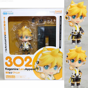 【中古】[FIG]ねんどろいど 302 鏡音レン・アペンド キャラクター・ボーカル・シリーズ02 完成品 可動フィギュア グッドスマイルカンパニー