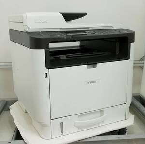 RICOH A4モノクロレーザープリンター複合機 SP 2300SFL 印刷枚数1253枚 コピー/スキャナ/プリンタ 日焼け有 即納 返品保証付【H24040325】