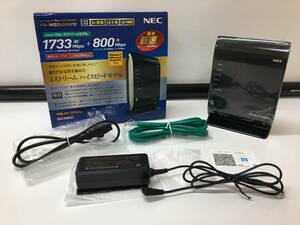 A20850)NEC Aterm WG2600HP2 PA-WG2600HP2 無線LANルーター 中古動作品