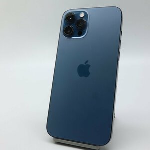 Apple iPhone12 Pro Max 256GB Pacific Blue A2410 MGD23J/A バッテリ85% ■SIMフリー★Joshin6211【1円開始・送料無料】