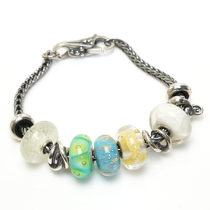 トロールビーズ 10点 ブレスレット ブルー グリーン Trollbeads