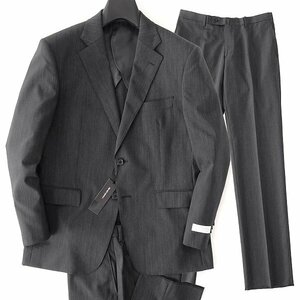 新品 スーツカンパニー TOUGH STRETCH 2パンツ サマー スーツ AB5(幅広M) 濃灰 【J53643】 170-6D 春夏 ストレッチ ウール 背抜き ビジネス