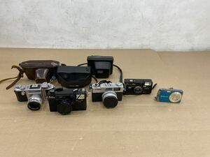カメラまとめて Asahiflex / FLASH FUJICA / POCKET FUJICA 550 AUTO / Canon canonet 28 / CASIO EXILIM