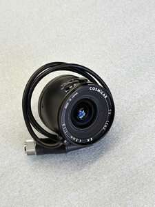 ◆4.8mmf1.8自動絞り単焦点レンズ・Ｃマウント・2/3・1/2インチ対応＜Video-iris/C418BEX-2＞-1（中古品）◆