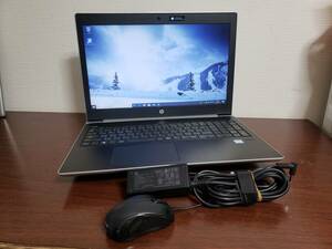 ほぼ美品 HP ProBook 450 G5 Core i5 第８世代 (8250U)◆メモリ8GB◆M.2 SSD256GB◆15.6インチ HD 動作品 Win10 PC Office2021 laptop