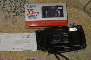 コンパクトカメラ TITAN C-500 (動作未確認 シャッター、フラッシュOK 筐体は美品の部類)