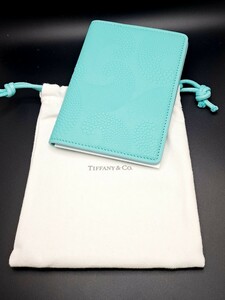 【未使用 1円スタート】TIFFANY & Co. ティファニー ブックカバー レザー 保存袋付き