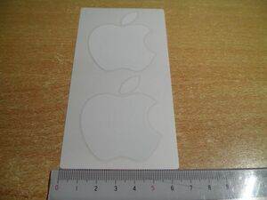 ◆一撃落札 Apple 純正ロゴシール iPhone 5/5S の付属品 2枚SET