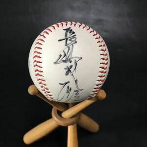 A56　巨人軍長嶋茂雄サインボール　平成5年8月　他寄せ書き　プロ野球　ボール置き付き　コレクション