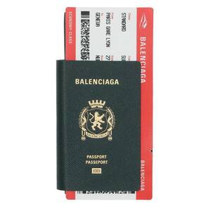 バレンシアガ BALENCIAGA 24SS PASSPORT LONG WALLET 1 TICKET 787774 2AA3R 3615 パスポートロングウォレット1チケット財布 中古 SB01