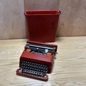 ☆Olivetti valentine オリベッティ バレンタイン タイプライター レッド ヴィンテージ(中古品/現状品/保管品)☆