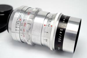 【良上品】M42 Meyer-Optik Gorlitz Trioplan 1:2,8/100mm マイヤー トリオプラン バブルボケ 赤V 1957年製 f2.8 (74)