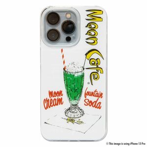 送料200円　MOON Cafe クリームソーダ iPhone 13 Pro ハードケース [MG938-13P]　MOONEYES