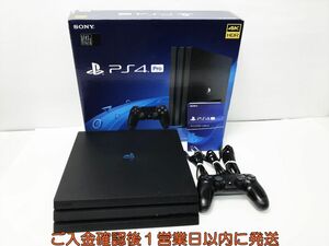 【1円】PS4 Pro 本体 セット 1TB ブラック SONY PlayStation4 CUH-7200B 初期化/動作確認済 プレステ4プロ G07-500os/G4