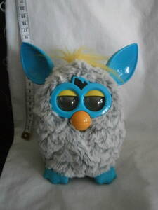 Furby（ファービー）　2012年　グレー×青耳　英語バージョン　＊動作確認済