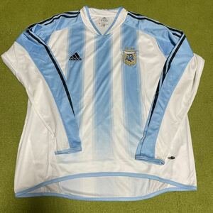 2004 アルゼンチン代表ユニフォーム ホーム長袖 アディダス adidas アルゼンチン製