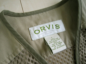 【希少サイズ】ORVIS フィッシング タックル ベスト メッシュ タイプ 終了 モデル オービス＃0407