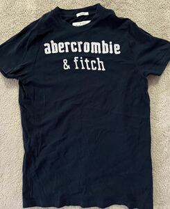 アバクロンビーアンドフィッチ　Abercrombie＆Fitch　半袖紺Tシャツ　アバクロ　Tシャツ