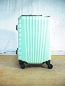 3907　黄緑　TSAロック付　鍵付　スーツケース　キャリケース　旅行用　ビジネストラベルバック