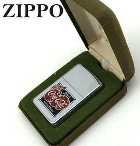 7703000-6【外装美品】ZIPPO/ジッポー/オイルライター/COCA COLA コカ・コーラ/シルバー/That`s/Drink/Refreshing＆Delicious