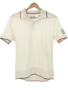 MONCLER GAMME BLEU モンクレールガムブルー MAGLIA POLO ポロシャツ ホワイト S B13918313300 IT75AWDJUQIA