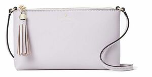 新品 ケイトスペード katespade wkru4856 (500) レザー クロスボディバッグ パース ショルダーバッグ lilac moonlight /092