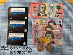 オパールカード オーストラリア シドニー 公共交通 オーストラリアドル　