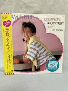 V378 LP レコード 美盤 ハート型レコード 10インチ/SOPHIE MARCEAU ソフィ・マルリー/DREAM IN BLUE. 夢見るソフィ/フランソワ・ヴァレリー