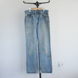 E388 80sビンテージ リーバイス LEVIS 517 ブーツカットデニムパンツ TALONジッパー■1980年代製 33インチ ブルー アメカジ LEVIS 70s 90s