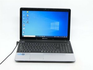 カメラ内蔵/中古/15.6型/ノートPC/Windows10/HDD500GB/4GB/Celeron B820/GateWay　NE56R-H82C　HDMI/無線WIFI/テンキー　Office搭載