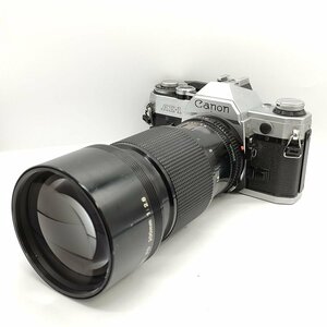 カメラ Canon AE-1 FD 200mm F2.8 一眼レフ セット品 ジャンク品 [7818KC]