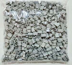 1000個　レンガ　LEGO　レゴ　未組み立て　未使用　パーツ　部品　ライトグレー