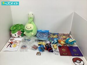 【現状】 ポケモンセンター グッズ まとめ売り スボミー シェイミ ネモ パモット 他 ぬいぐるみ ストラップ Tシャツ 他