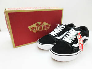 KM-4241《スニーカー》VANS Comfycush OLD SKOOL/コンフィクッシュ オールド スクール★黒★US8/26cm★ヴァンズ★保管 タグ付 未使用★