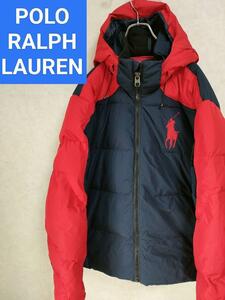 ポロラルフローレン　ダウンジャケット　ポニー　ビッグポニー　レザー POLO SPORT RALPH LAUREN RRL RLX