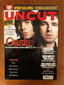 オアシス 雑誌 表紙 UNCUT FREE CD付き ポール ウェラー Oasis